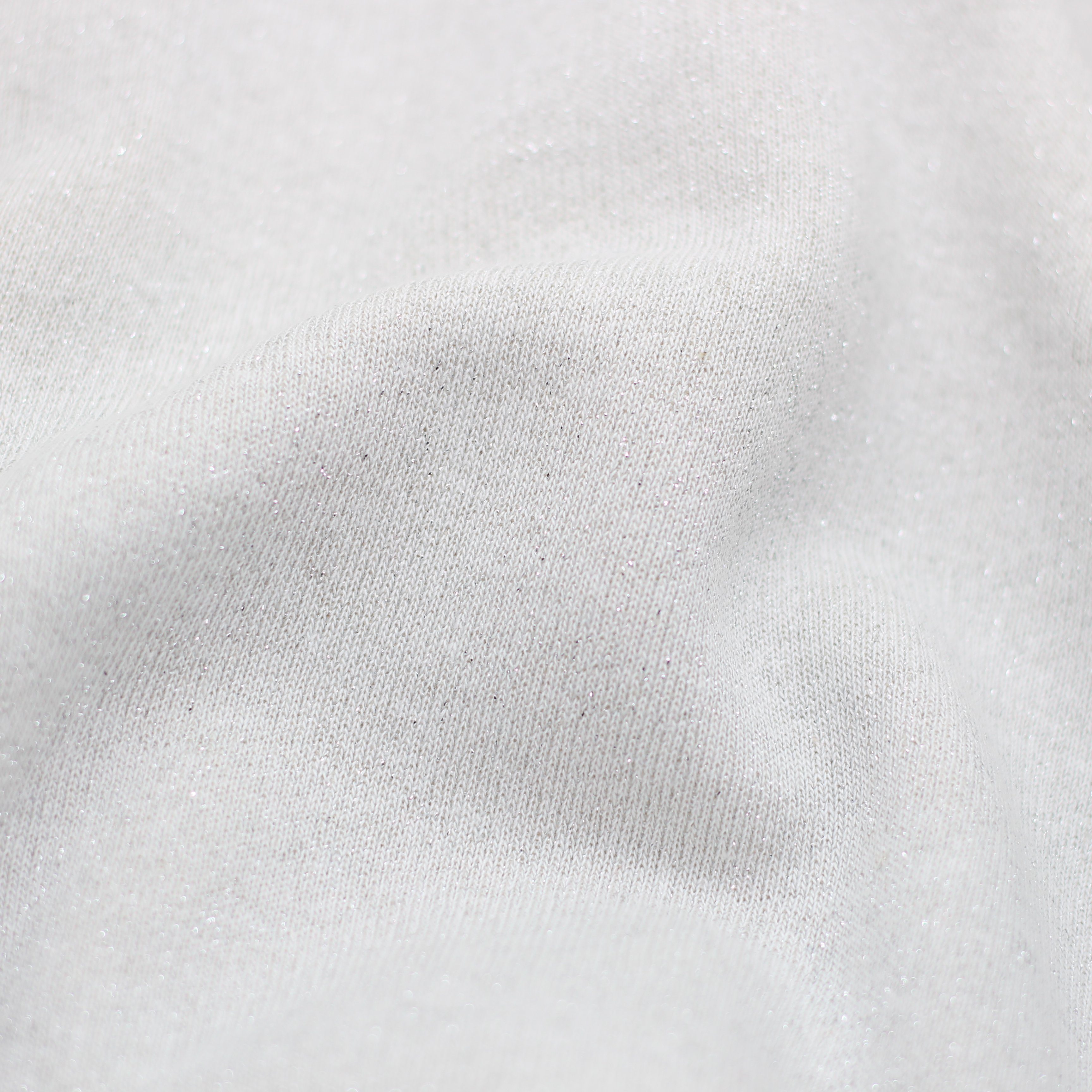 Tissu French Terry Glitter Blanc perle (Vendu x10cm) Tissus Sélection Gaspard & Léonie | Gaspard et Léonie Tissus Mercerie Toulouse
