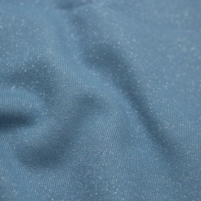Tissu French Terry Glitter Bleu (Vendu x10cm) Tissus Sélection Gaspard & Léonie | Gaspard et Léonie Tissus Mercerie Toulouse