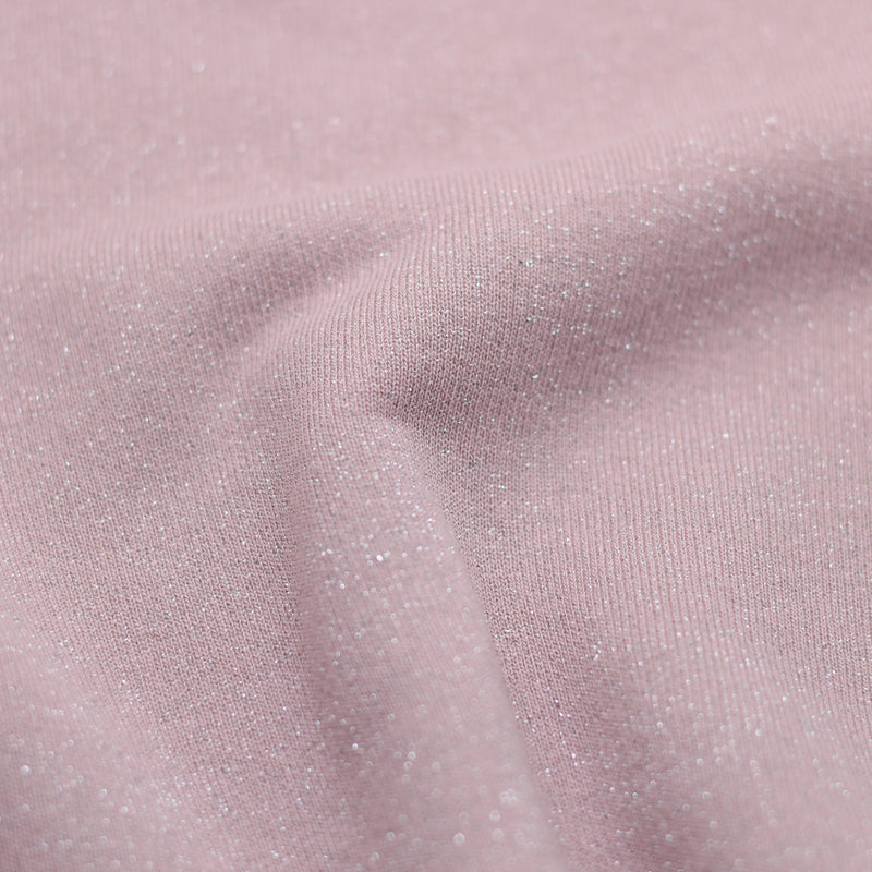 Tissu French Terry Glitter Vieux rose (Vendu x10cm) Tissus Sélection Gaspard & Léonie | Gaspard et Léonie Tissus Mercerie Toulouse