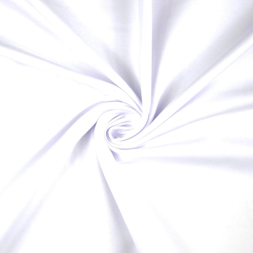 Tissu French Terry Uni - Blanc (Vendu x10cm) Tissus Sélection Gaspard & Léonie | Gaspard et Léonie Tissus en ligne et Mercerie à Toulouse