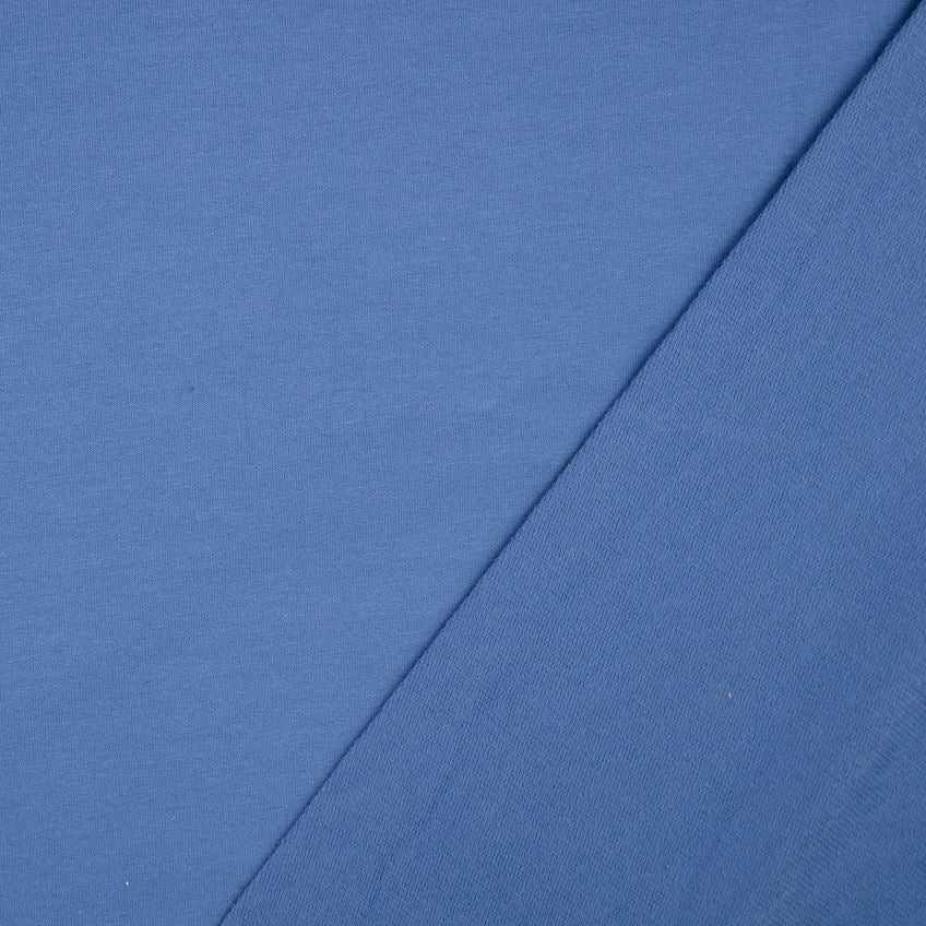 Tissu French Terry Uni - Bleu Jean (Vendu x10cm) Tissus Sélection Gaspard & Léonie | Gaspard et Léonie Tissus en ligne et Mercerie à Toulouse