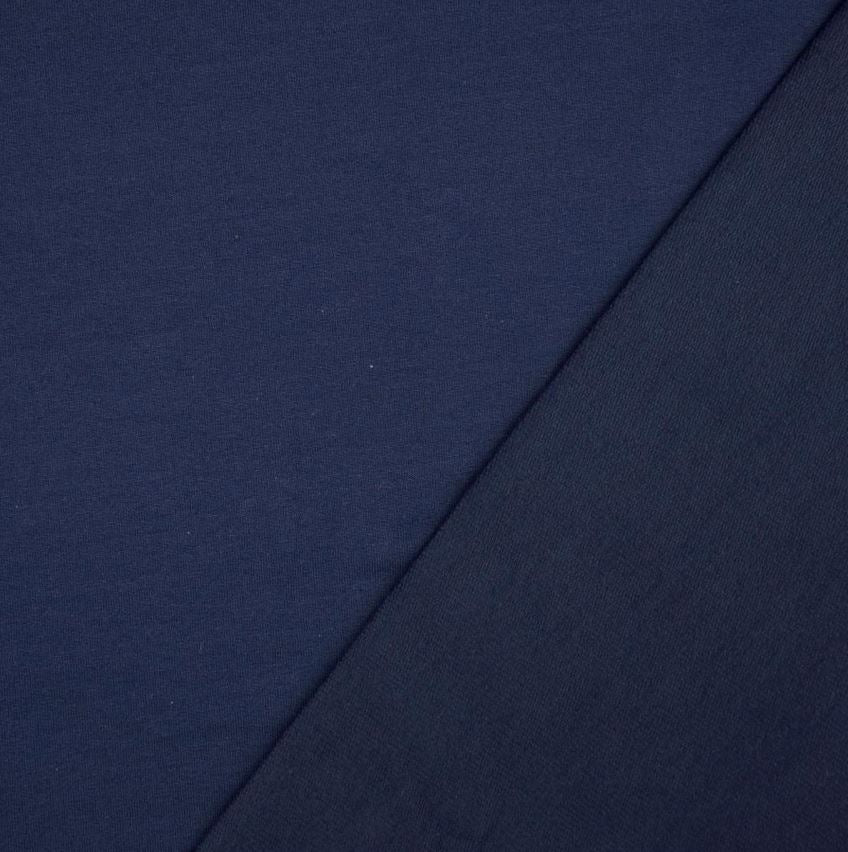 Tissu French Terry Uni - Bleu Marine (Vendu x10cm) Tissus Sélection Gaspard & Léonie | Gaspard et Léonie Tissus en ligne et Mercerie à Toulouse