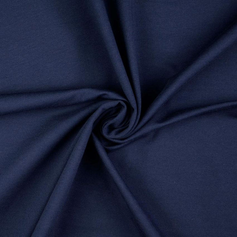 Tissu French Terry Uni - Bleu Marine (Vendu x10cm) Tissus Sélection Gaspard & Léonie | Gaspard et Léonie Tissus en ligne et Mercerie à Toulouse
