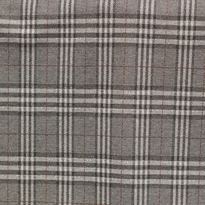 Tissu Jacquard TARTAN Gris - Lurex argent - Gris (Vendu x10cm) Tissus Sélection Gaspard & Léonie | Gaspard et Léonie Tissus Mercerie Toulouse