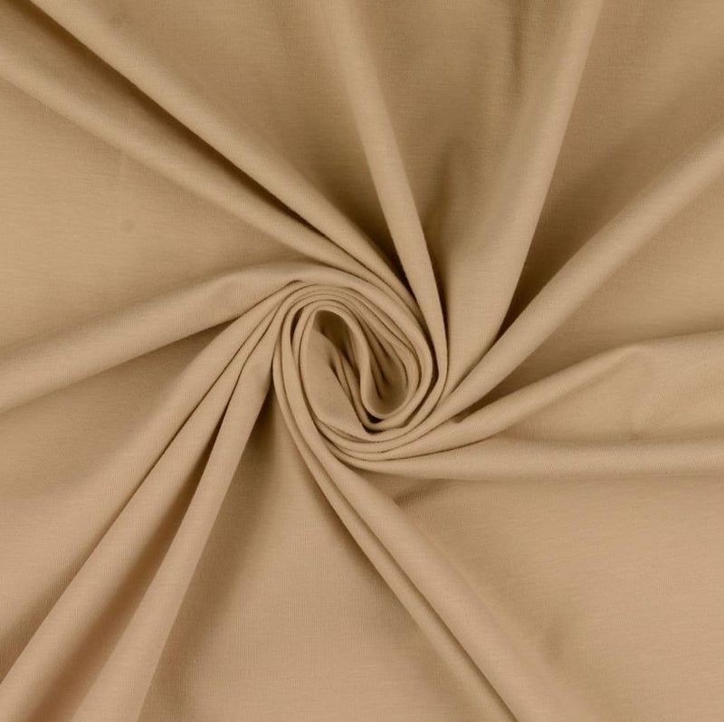 Tissu Jersey de coton uni BIO - Beige (Vendu x10cm) Tissus L'atelier de Gaspard et Léonie | Gaspard et Léonie Tissus en ligne et Mercerie à Toulouse