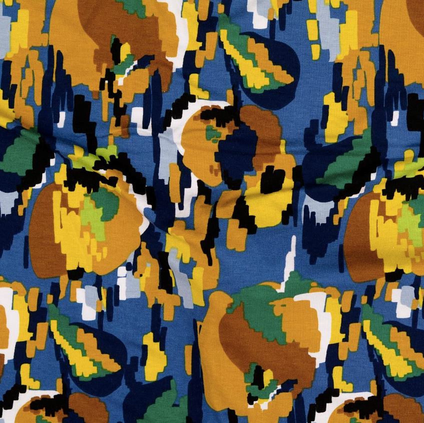 Tissu Jersey de Viscose - PURPLE -Bleu (Vendu x10cm) Tissus Sélection Gaspard & Léonie | Gaspard et Léonie Tissus en ligne et Mercerie à Toulouse