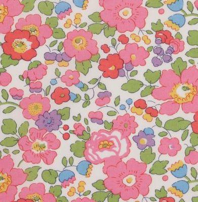 Tissu Liberty Betsy Fuchsia | Gaspard et Léonie Mercerie Tissus