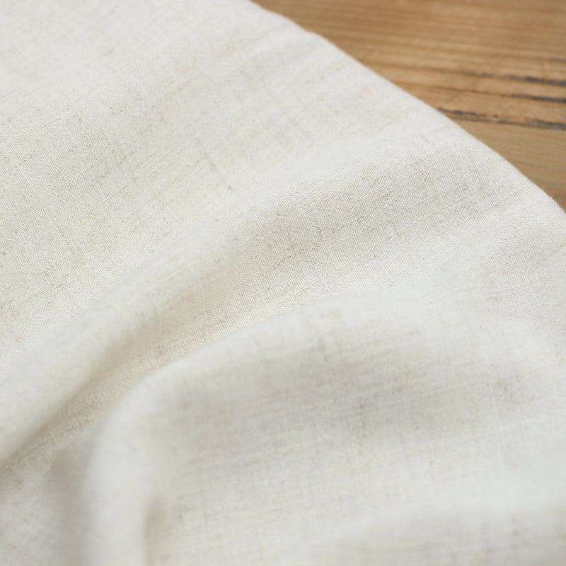 Tissu Lin Viscose Uni - Ecru Naturel (Vendu x10cm) Tissus Sélection Gaspard & Léonie | Gaspard et Léonie Tissus en ligne et Mercerie à Toulouse