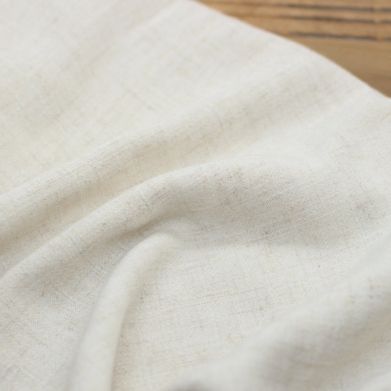 Tissu Lin Viscose Uni - Ecru Naturel (Vendu x10cm) Tissus Sélection Gaspard & Léonie | Gaspard et Léonie Tissus en ligne et Mercerie à Toulouse