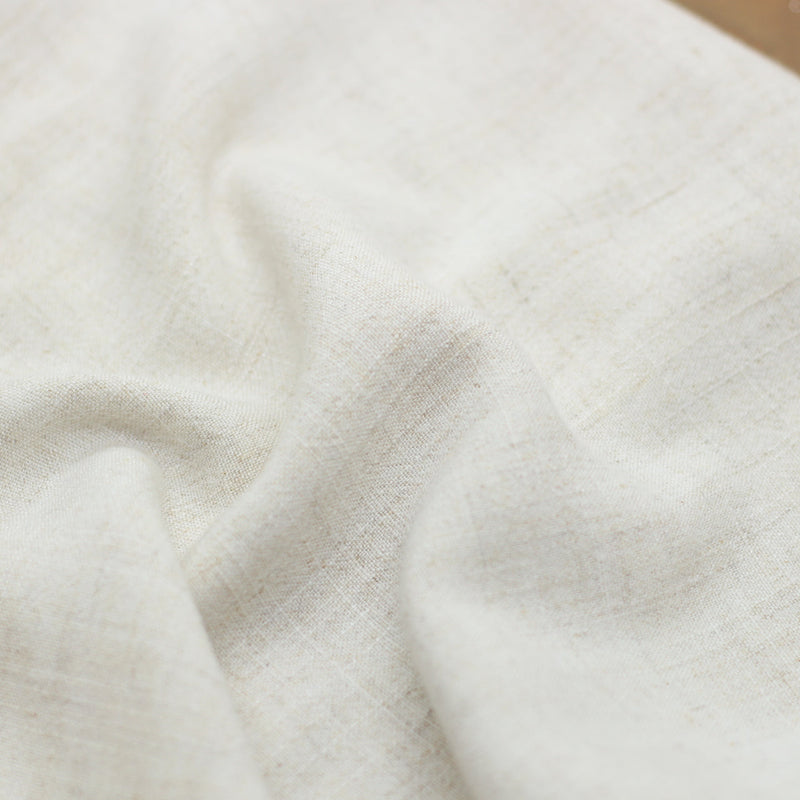 Tissu Lin Viscose Uni - Ecru Naturel (Vendu x10cm) Tissus Sélection Gaspard & Léonie | Gaspard et Léonie Tissus en ligne et Mercerie à Toulouse