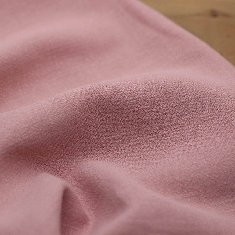 Tissu Lin Viscose Uni - Rose nude (Vendu x10cm) Tissus Sélection Gaspard & Léonie | Gaspard et Léonie Tissus en ligne et Mercerie à Toulouse