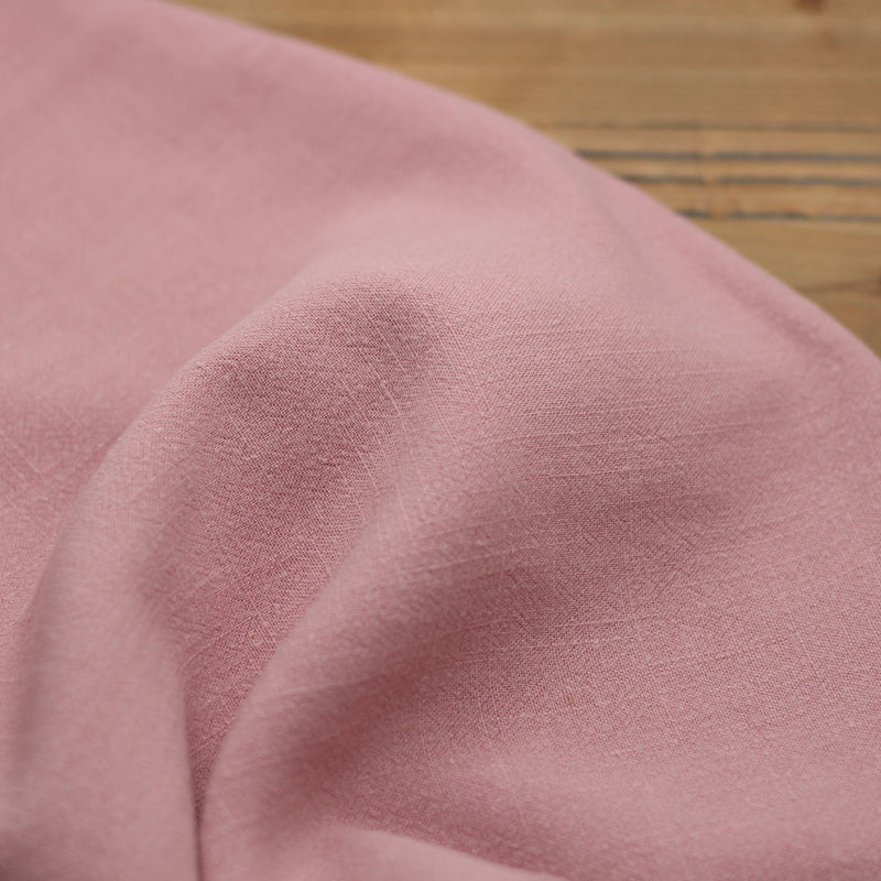 Tissu Lin Viscose Uni - Rose nude (Vendu x10cm) Tissus Sélection Gaspard & Léonie | Gaspard et Léonie Tissus en ligne et Mercerie à Toulouse