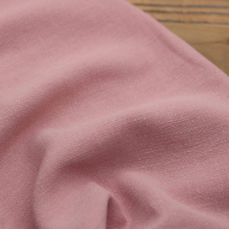 Tissu Lin Viscose Uni - Rose nude (Vendu x10cm) Tissus Sélection Gaspard & Léonie | Gaspard et Léonie Tissus en ligne et Mercerie à Toulouse