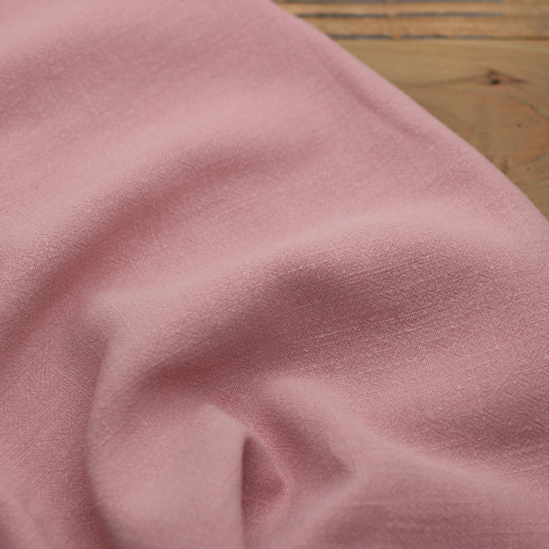 Tissu Lin Viscose Uni - Rose nude (Vendu x10cm) Tissus Sélection Gaspard & Léonie | Gaspard et Léonie Tissus en ligne et Mercerie à Toulouse