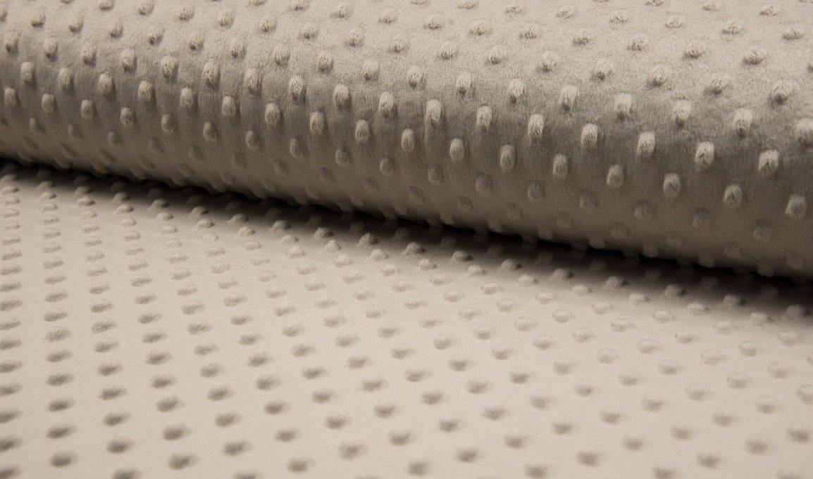 Tissu Polaire MINKY Beige sable(Vendu x10cm) - L'atelier de Gaspard et Léonie
