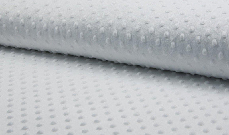 Tissu Polaire MINKY Blanche (Vendu x10cm) - L'atelier de Gaspard et Léonie