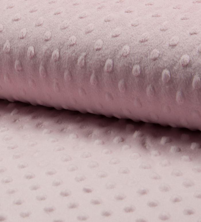 Tissu Polaire MINKY Rose (vendu x10cm) - L'atelier de Gaspard et Léonie