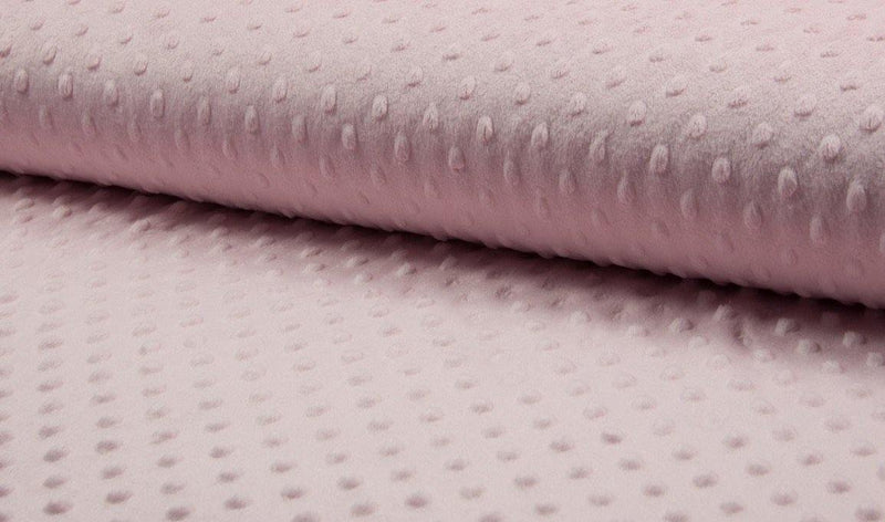 Tissu Polaire MINKY Rose (vendu x10cm) - L'atelier de Gaspard et Léonie