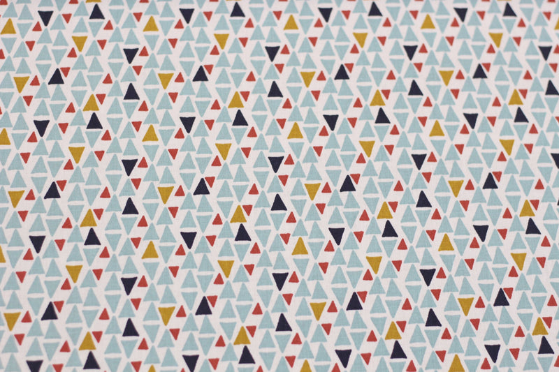 Tissu popeline de coton - MODINO Bleu (vendu x10cm) Tissus Sélection Gaspard & Léonie | Gaspard et Léonie Tissus Mercerie Toulouse
