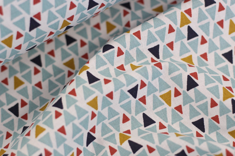Tissu popeline de coton - MODINO Bleu (vendu x10cm) Tissus Sélection Gaspard & Léonie | Gaspard et Léonie Tissus Mercerie Toulouse