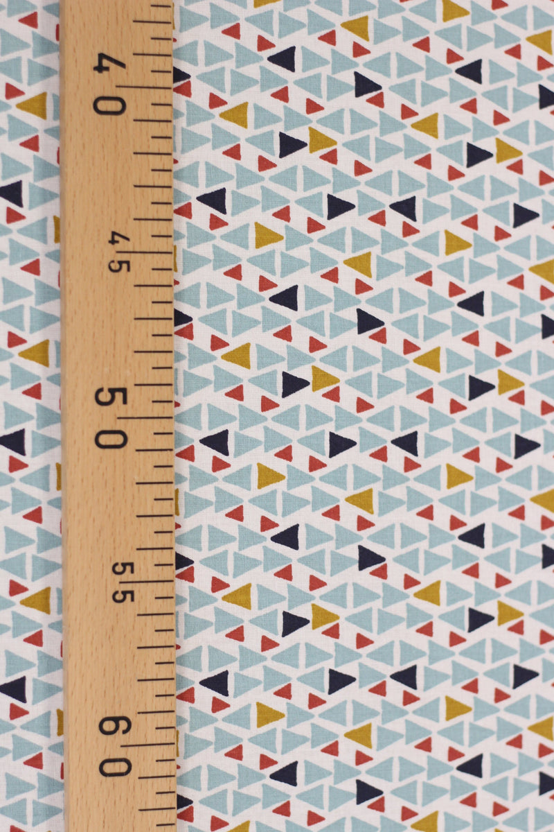 Tissu popeline de coton - MODINO Bleu (vendu x10cm) Tissus Sélection Gaspard & Léonie | Gaspard et Léonie Tissus Mercerie Toulouse