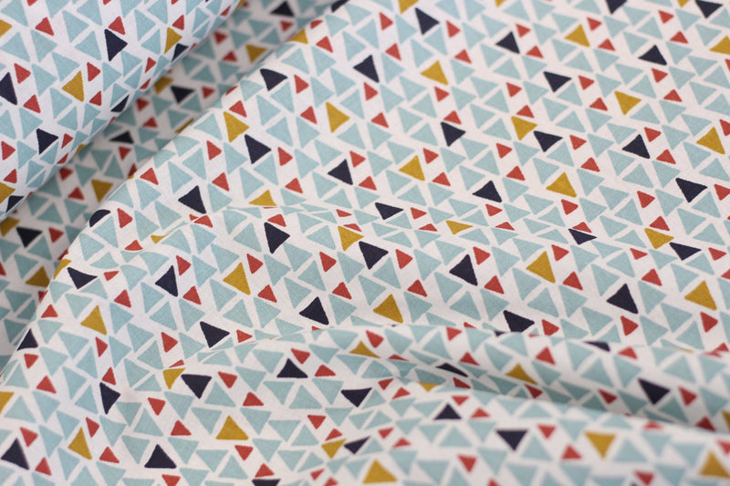 Tissu popeline de coton - MODINO Bleu (vendu x10cm) Tissus Sélection Gaspard & Léonie | Gaspard et Léonie Tissus Mercerie Toulouse