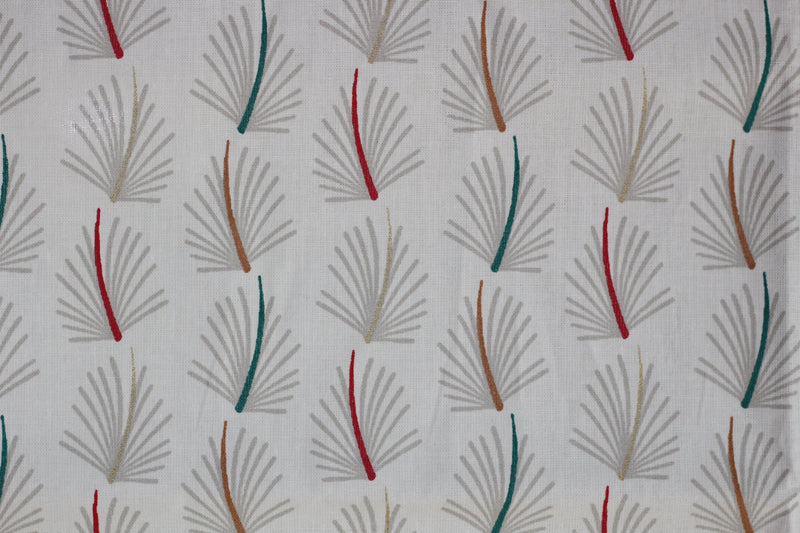 Tissu popeline de coton - Sazza Blanc (vendu x10cm) - L'atelier de Gaspard et Léonie