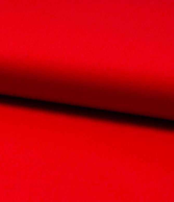 Tissu popeline de coton uni rouge (Vendu x10cm) - L'atelier de Gaspard et Léonie
