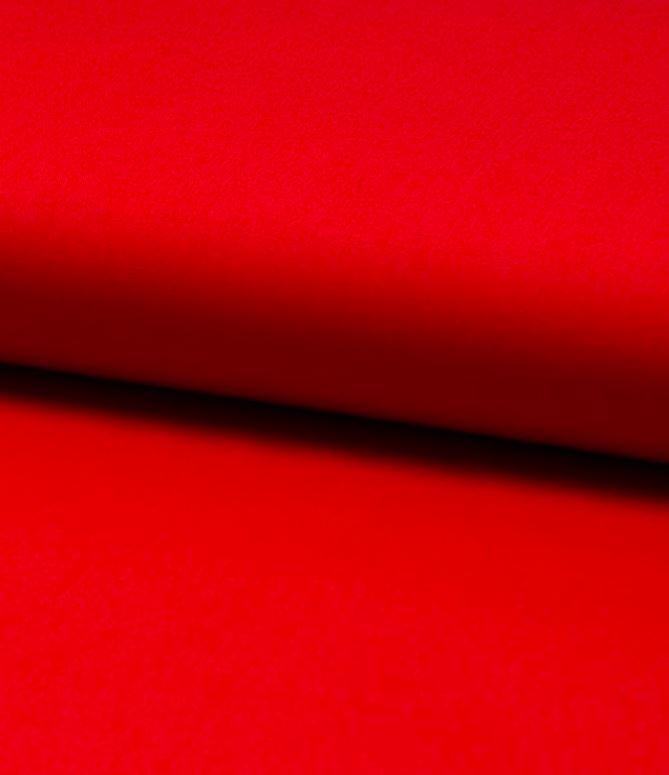 Tissu popeline de coton uni rouge (Vendu x10cm) - L'atelier de Gaspard et Léonie
