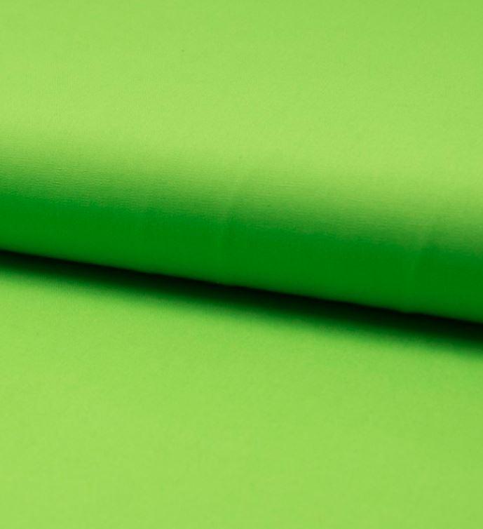 Tissu popeline de coton uni Vert Lime (Vendu x10cm) - L'atelier de Gaspard et Léonie