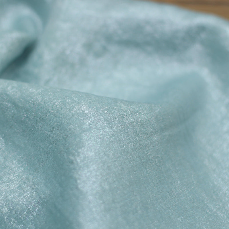Tissu Satin Irisé - Bleu Aqua | KATIA Fabrics (Vendu x10cm) Tissus katia Fabrics | Gaspard et Léonie Tissus en ligne et Mercerie à Toulouse