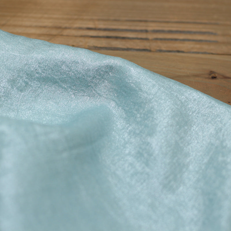 Tissu Satin Irisé - Bleu Aqua | KATIA Fabrics (Vendu x10cm) Tissus katia Fabrics | Gaspard et Léonie Tissus en ligne et Mercerie à Toulouse
