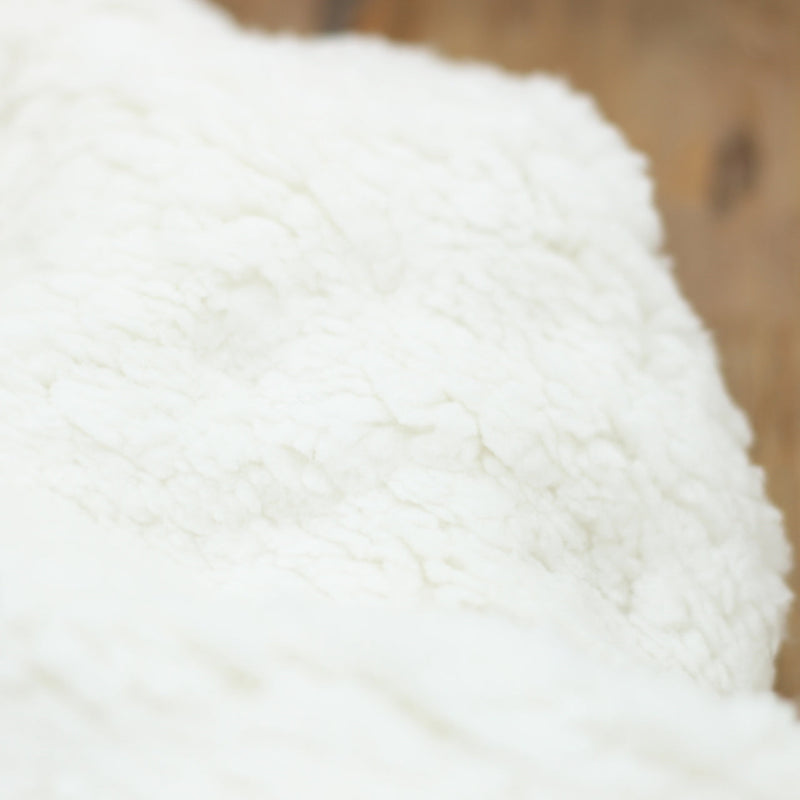 Tissu Sherpa - Blanc cassé (Vendu x10cm) Tissus Sélection Gaspard & Léonie | Gaspard et Léonie Tissus en ligne et Mercerie à Toulouse