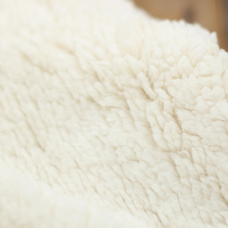 Tissu Sherpa - Ecru (Vendu x10cm) Tissus Sélection Gaspard & Léonie | Gaspard et Léonie Tissus en ligne et Mercerie à Toulouse