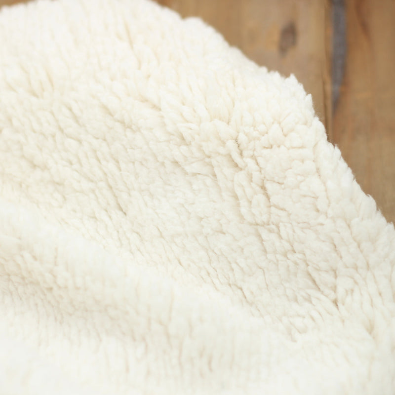 Tissu Sherpa - Ecru (Vendu x10cm) Tissus Sélection Gaspard & Léonie | Gaspard et Léonie Tissus en ligne et Mercerie à Toulouse