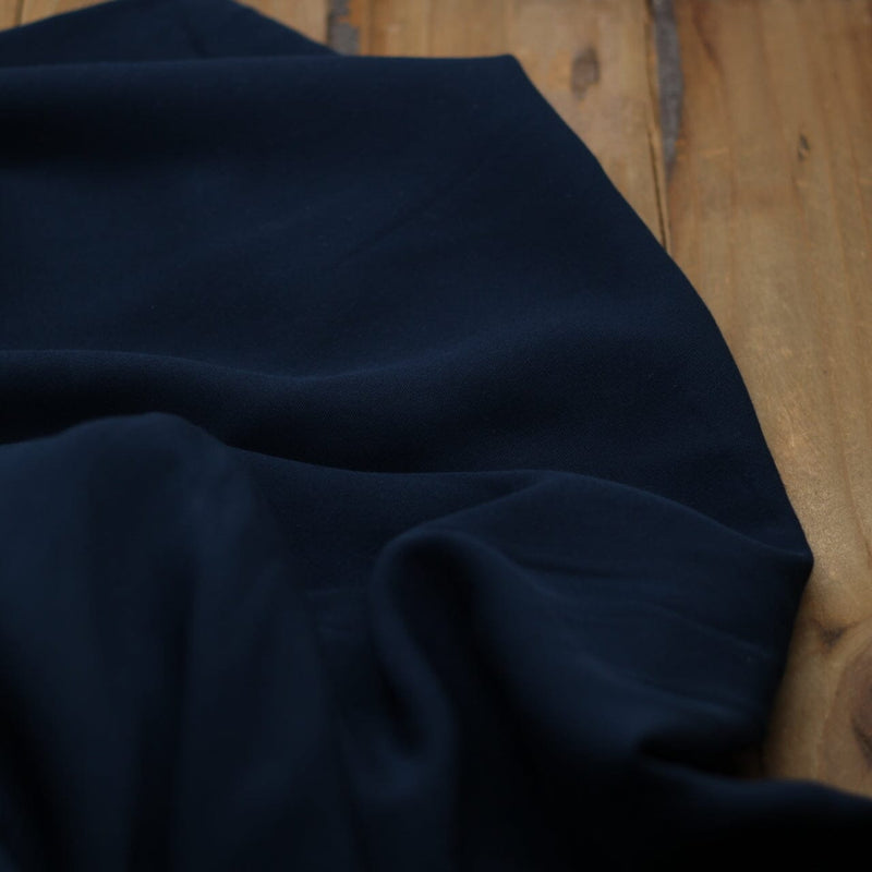 Tissu Twill de Viscose Unie - Marine (Vendu x10cm) Tissus Sélection Gaspard & Léonie | Gaspard et Léonie Tissus en ligne et Mercerie à Toulouse
