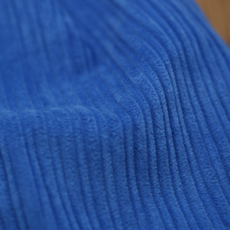 Tissu Velours Grosses côtes - Bleu Azur (vendu x10cm) Tissus Sélection _FIBRE MOOD | Gaspard et Léonie Tissus Mercerie Toulouse