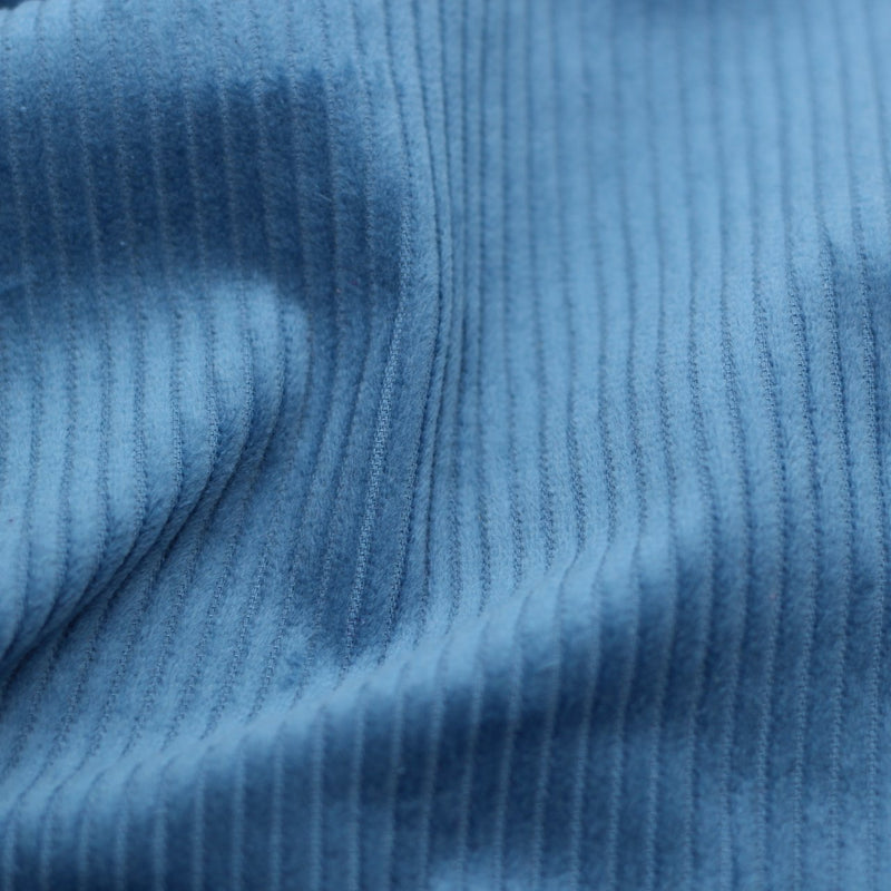 Tissu Velours Grosses côtes - Bleu (vendu x10cm) Tissus Sélection Gaspard & Léonie | Gaspard et Léonie Tissus Mercerie Toulouse