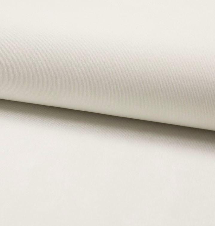 Tissu Velours milleraies Blanc écru (vendu x10cm) - L'atelier de Gaspard et Léonie