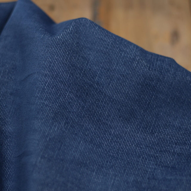 Tissu Velours milleraies Denim - Bleu (vendu x10cm) Tissus Sélection Gaspard & Léonie | Gaspard et Léonie Tissus en ligne et Mercerie à Toulouse