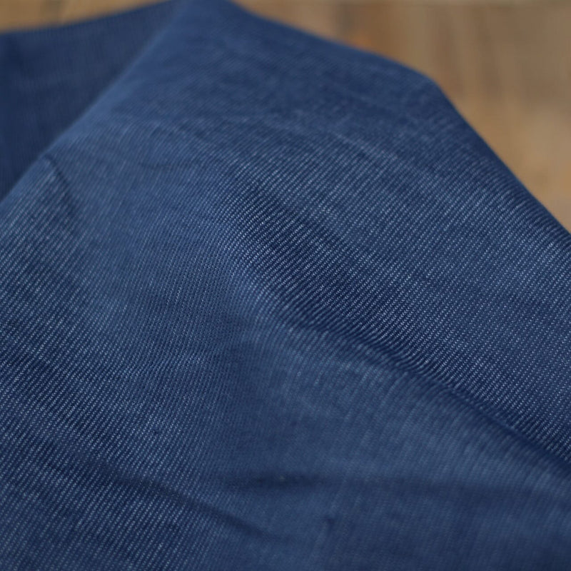 Tissu Velours milleraies Denim - Bleu (vendu x10cm) Tissus Sélection Gaspard & Léonie | Gaspard et Léonie Tissus en ligne et Mercerie à Toulouse