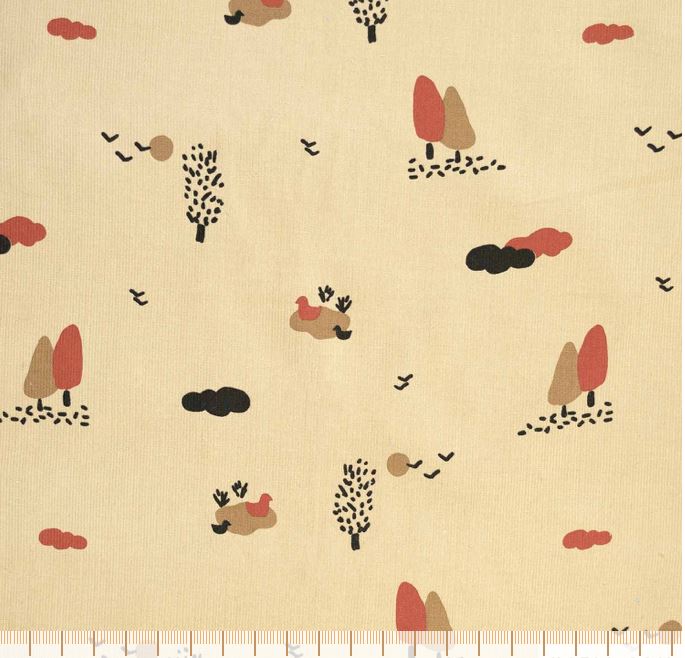 Tissu Velours milleraies - LANDSCAPES - Beige - KATIA Fabrics (vendu x10cm) Tissus katia Fabrics | Gaspard et Léonie Tissus en ligne et Mercerie à Toulouse