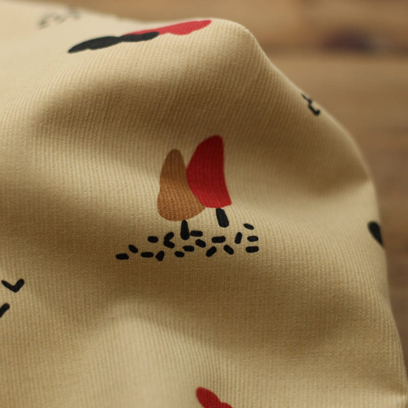 Tissu Velours milleraies - LANDSCAPES - Beige - KATIA Fabrics (vendu x10cm) Tissus katia Fabrics | Gaspard et Léonie Tissus en ligne et Mercerie à Toulouse