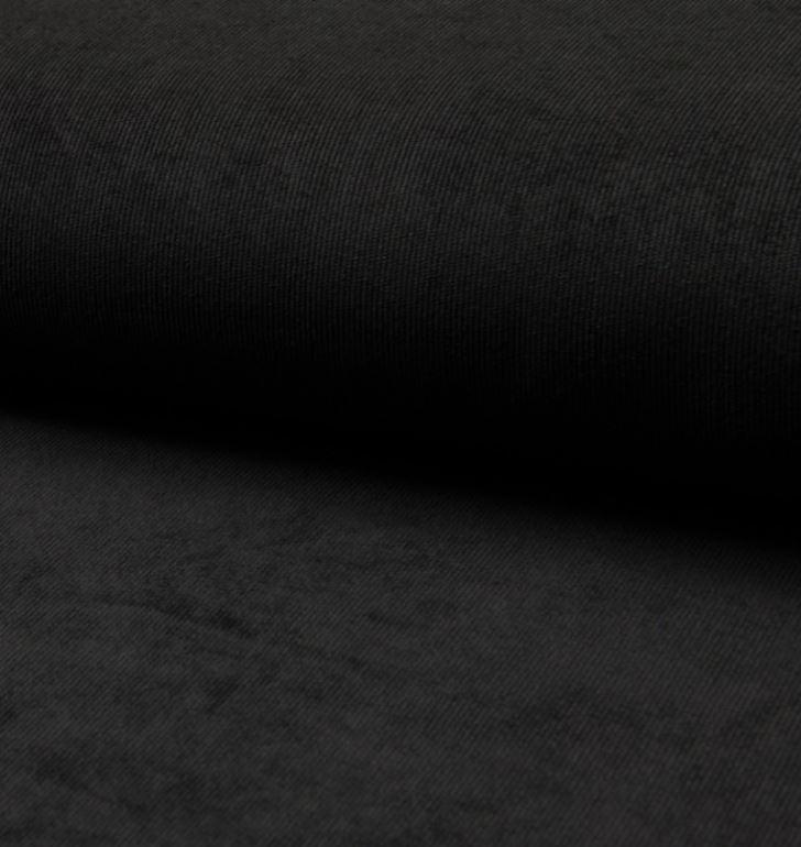 Tissu Velours milleraies Noir (vendu x10cm) - L'atelier de Gaspard et Léonie
