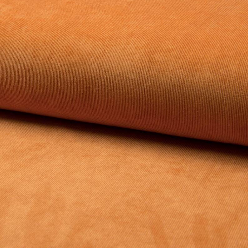 Tissu Velours milleraies Orange (vendu x10cm) Tissus Sélection Gaspard & Léonie | Gaspard et Léonie Tissus Mercerie Toulouse