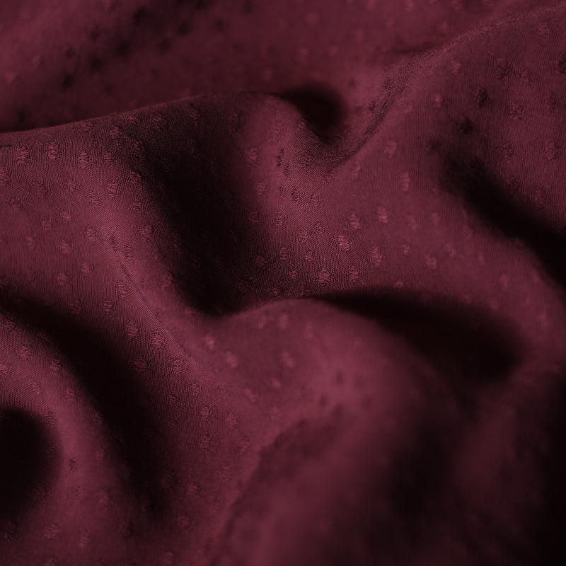 Tissu Viscose Unie Dobby - Aubergine (Vendu x10cm) Tissus Sélection Gaspard & Léonie | Gaspard et Léonie Tissus Mercerie Toulouse