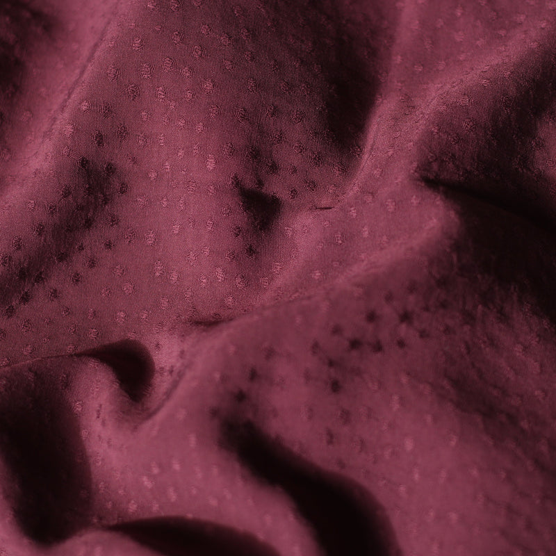 Tissu Viscose Unie Dobby - Aubergine (Vendu x10cm) Tissus Sélection Gaspard & Léonie | Gaspard et Léonie Tissus Mercerie Toulouse