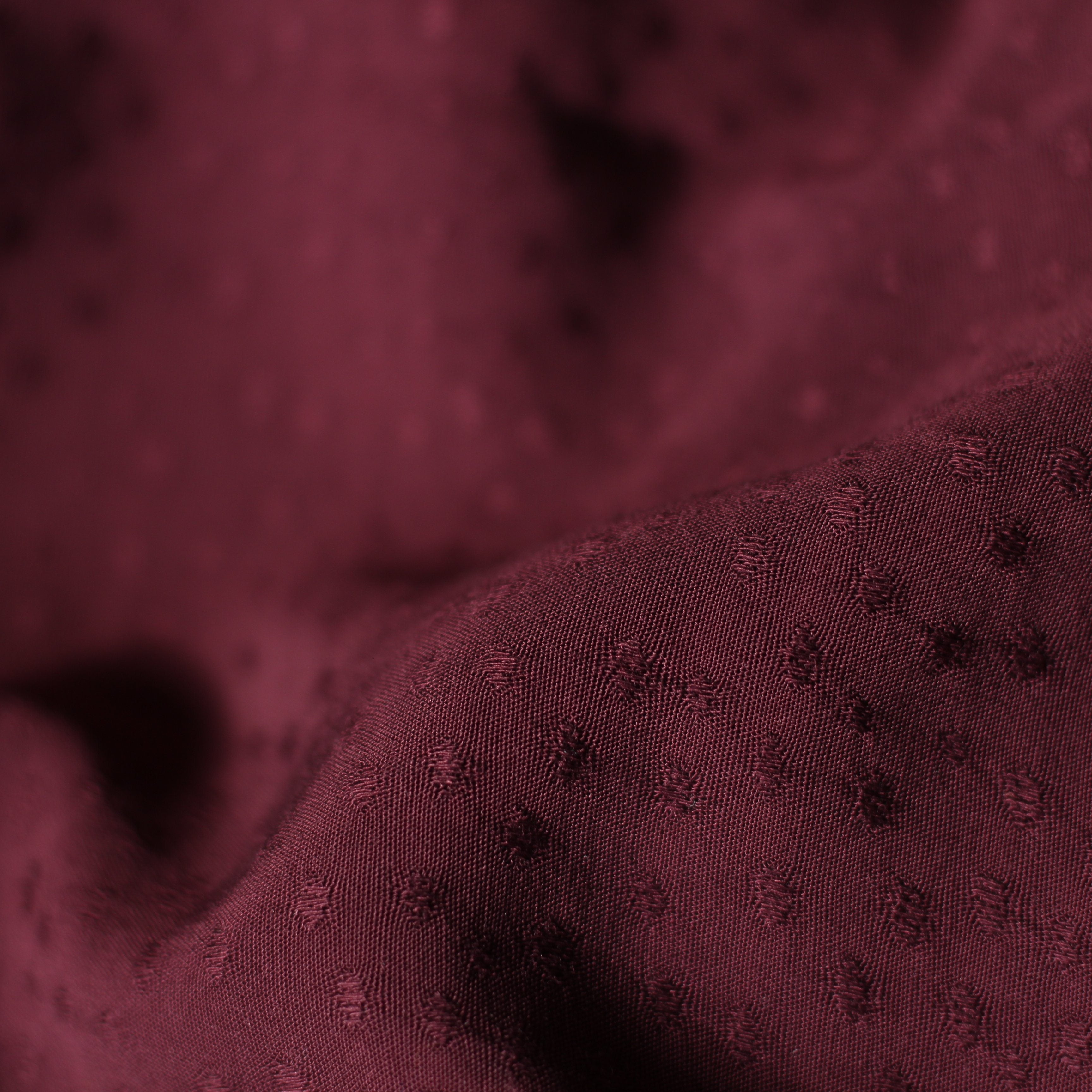 Tissu Viscose Unie Dobby - Aubergine (Vendu x10cm) Tissus Sélection Gaspard & Léonie | Gaspard et Léonie Tissus Mercerie Toulouse