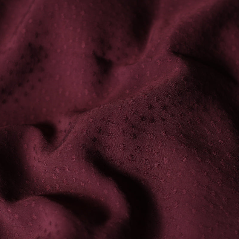 Tissu Viscose Unie Dobby - Aubergine (Vendu x10cm) Tissus Sélection Gaspard & Léonie | Gaspard et Léonie Tissus Mercerie Toulouse