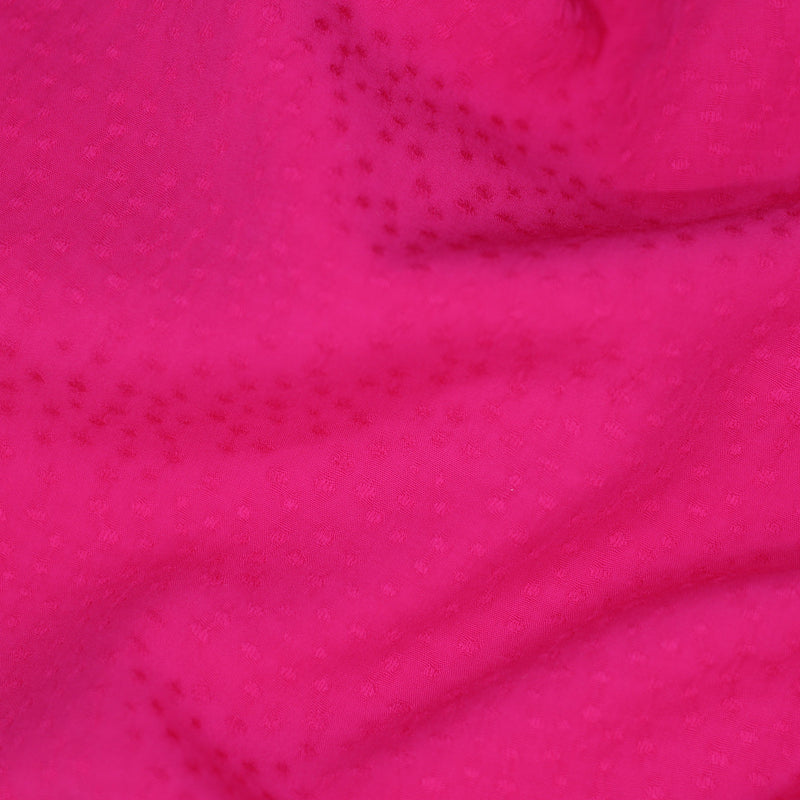 Tissu Viscose Unie Dobby - Rose Acidulé (Vendu x10cm) Tissus Sélection Gaspard & Léonie | Gaspard et Léonie Tissus Mercerie Toulouse